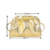 Bolsa Feminina Saco Metalizada Crossbody