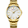 Relógio Curren Masculino de Luxo 8322 – 45MM – Azul e Dourado