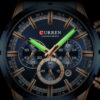 Relógio Masculino Curren Premium Commander