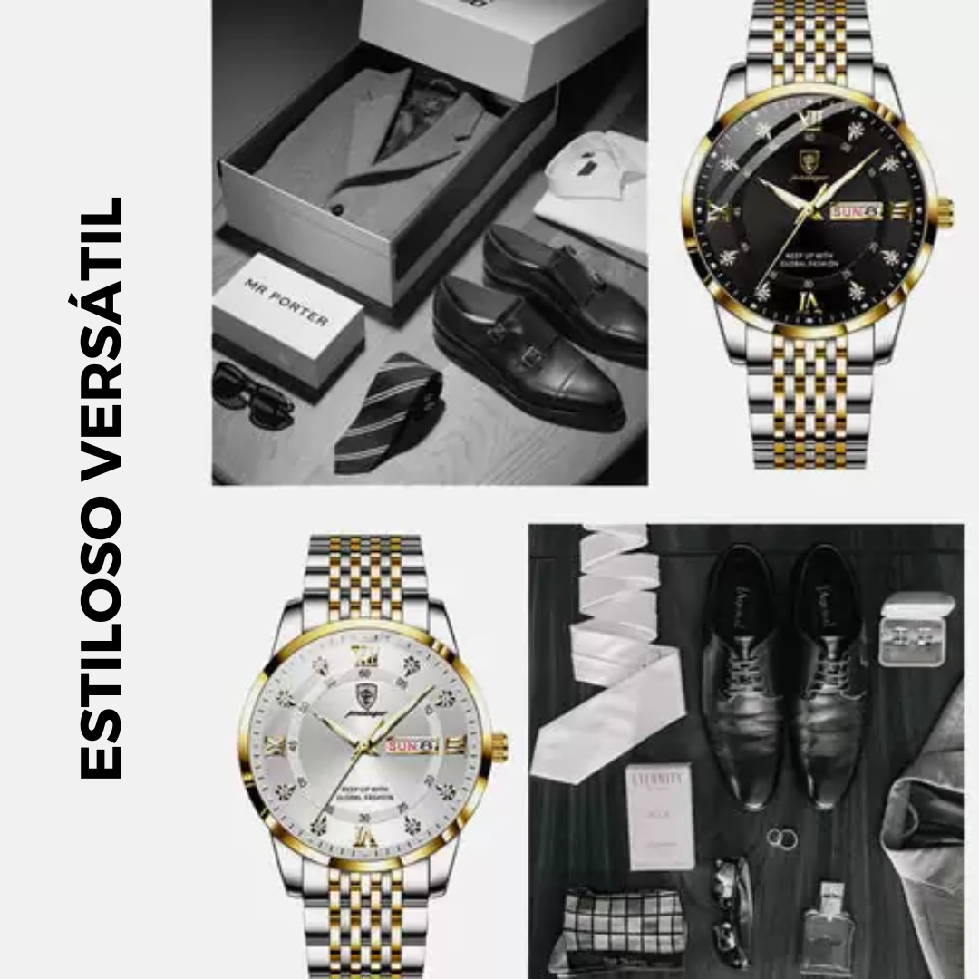Relógio Masculino Premium – ChronoSteel - Bongosto