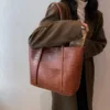 Bolsa Ombro Maxi Feminina em Couro Leftside