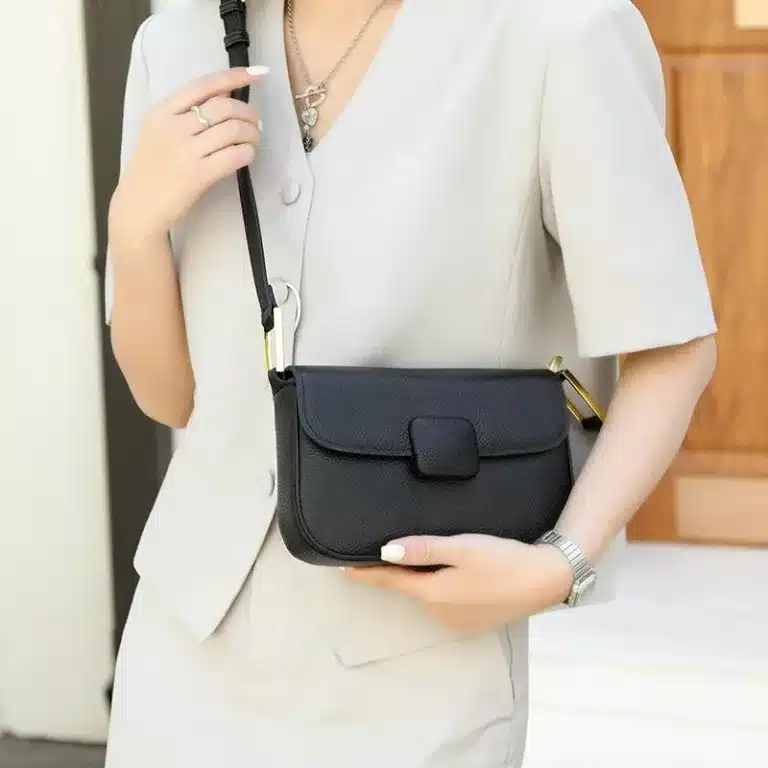 Bolsa Tiracolo de Couro Wallet