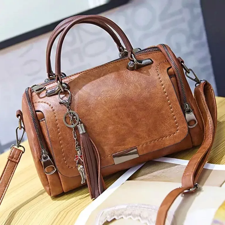 Bolsa de Couro Feminina CrossBody Bongosto