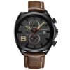 Relógio Curren Masculino 8324 Couro Preto e Marrom
