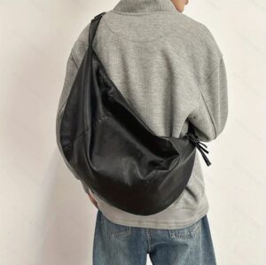 Bolsa Transversal Masculina Preta Casual