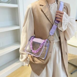 Bolsa Transversal Transparente Feminina