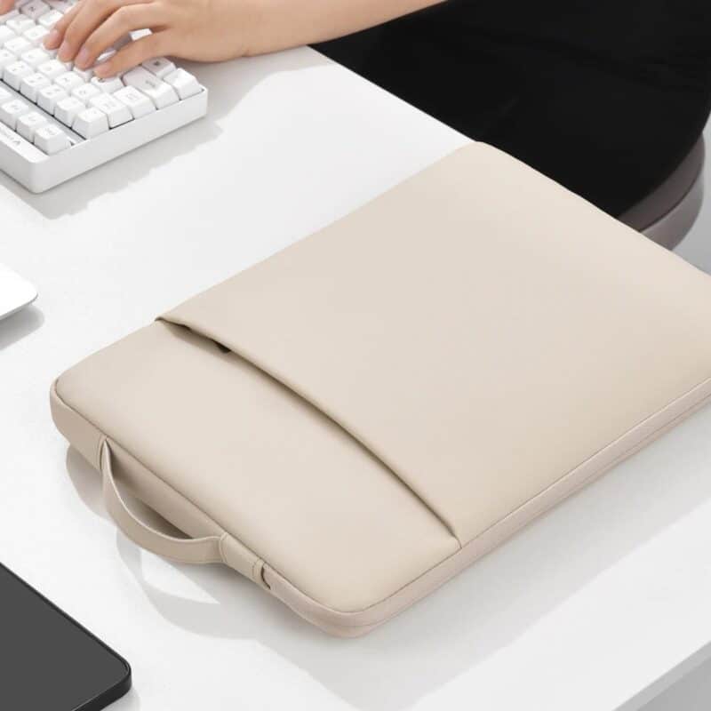 Capa para Notebook Bege Acolchoada
