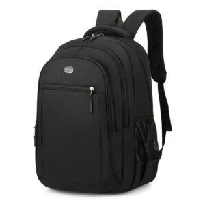 Mochila Notebook Preta Lisa Grande Capacidade