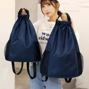 Mochila Saco Esportiva Azul Marinho