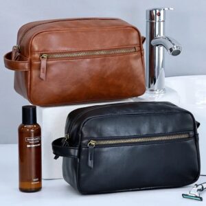 Nécessaire Masculina Couro PU Impermeável