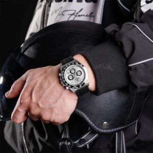 Relógio Masculino Naviforce Cronógrafo Aço Prata